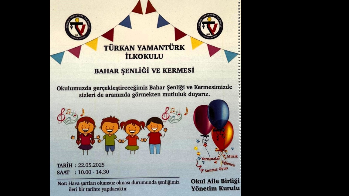 Bahar Şenliği ve Kermesimiz